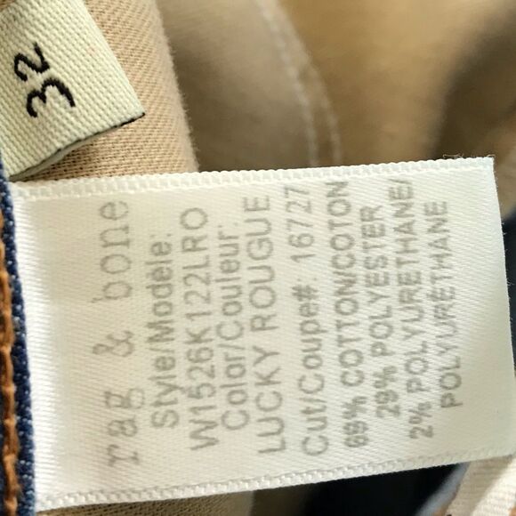 Rag & Bone Skinny Ankle in Lucky Rouge 32 - Picture 4 of 7